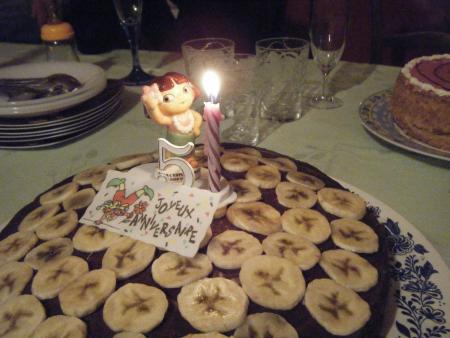 gateau d anniversaire a ROMANE